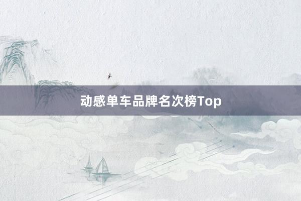 动感单车品牌名次榜Top